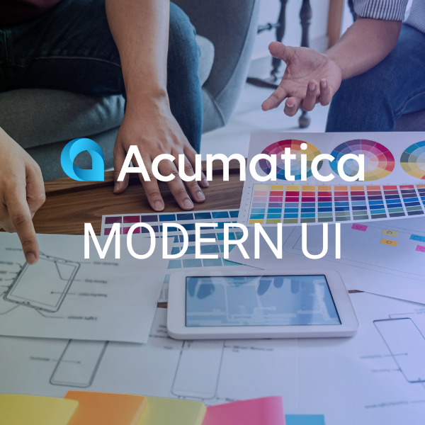 Acumatica modern UI