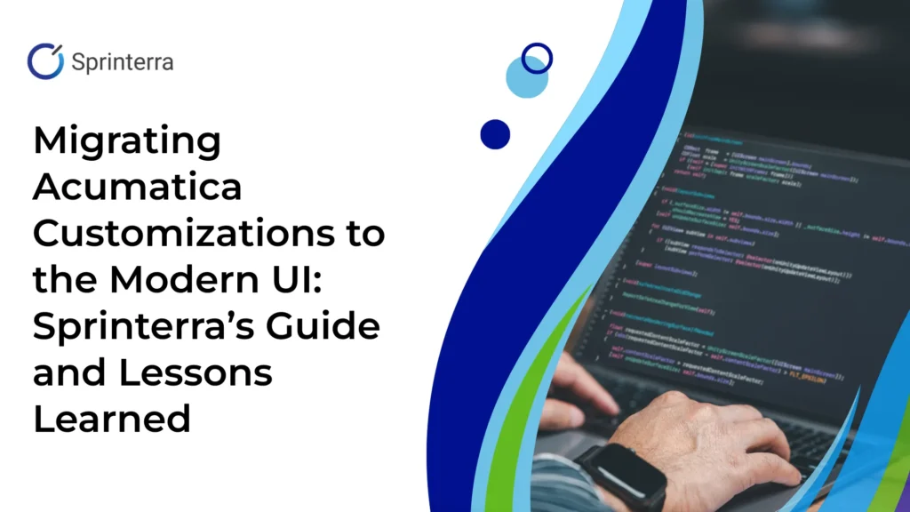 Migrating Acumatica Customizations