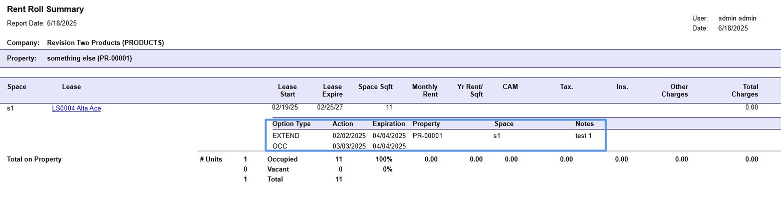 Property Management Reports