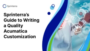 Acumatica Customization