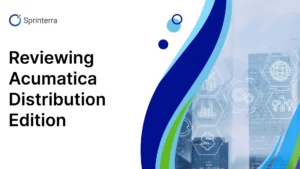 Acumatica Distribution