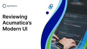 Acumatica Modern UI Review